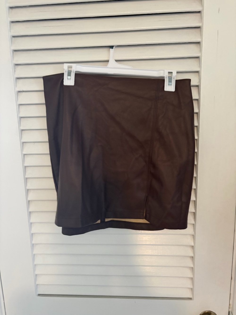 Hollister Faux Leather Skirt